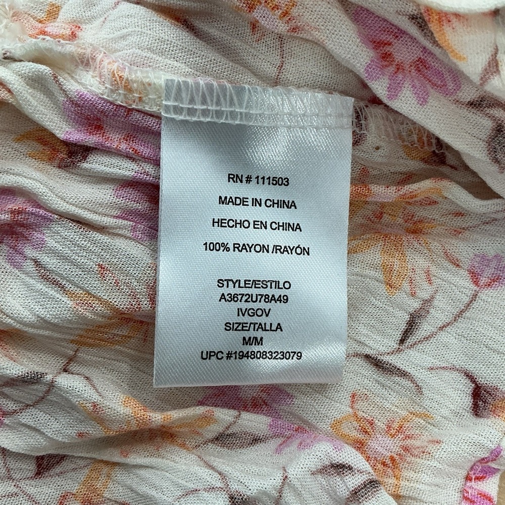 Lily Rose Dress Smocked Floral Fairy Romantic Milkmaid Cottagecore Size M - Picture 5 of 5